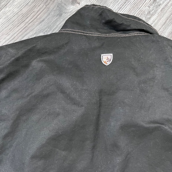 Kuhl Burr Vest  Large Canvas Gunmetal Black Vintage Patina Dye Size L - Picture 13 of 13